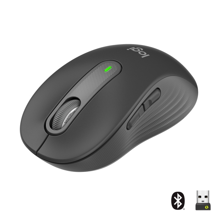 Logitech M650 Signature - Trådlös mus - Grafit i gruppen DATORER & KRINGUTRUSTNING / Möss & Tangentbord / Möss / Trådlösa hos TP E-commerce Nordic AB (C92517)