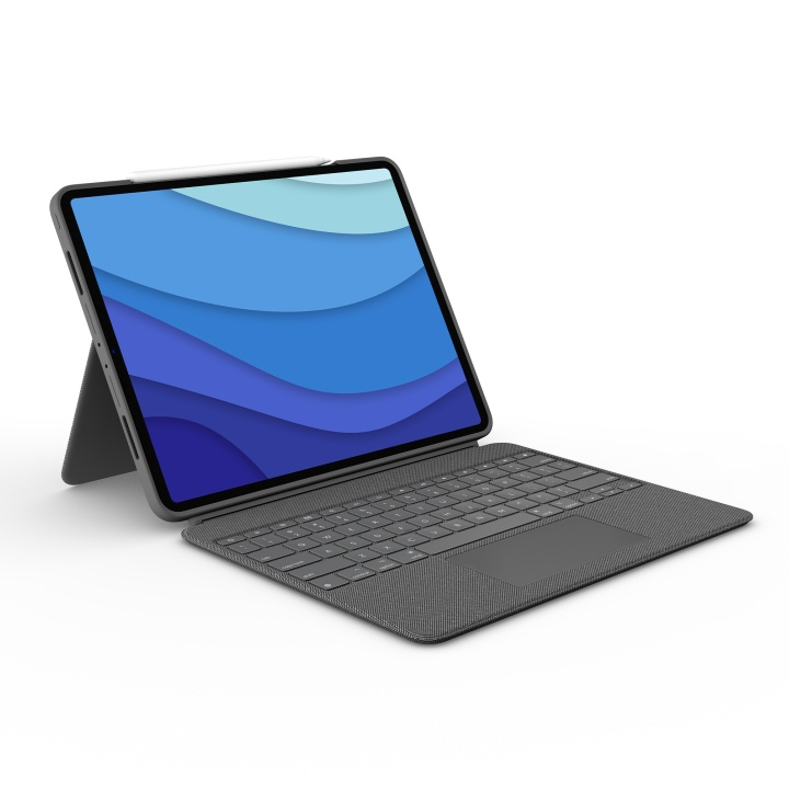 Logitech Combo Touch-tangentbord - För iPad Pro 12,9 ( Nordisk layout ) i gruppen SMARTPHONE & SURFPLATTOR / Surfplattor skydd / Apple iPad hos TP E-commerce Nordic AB (C92527)