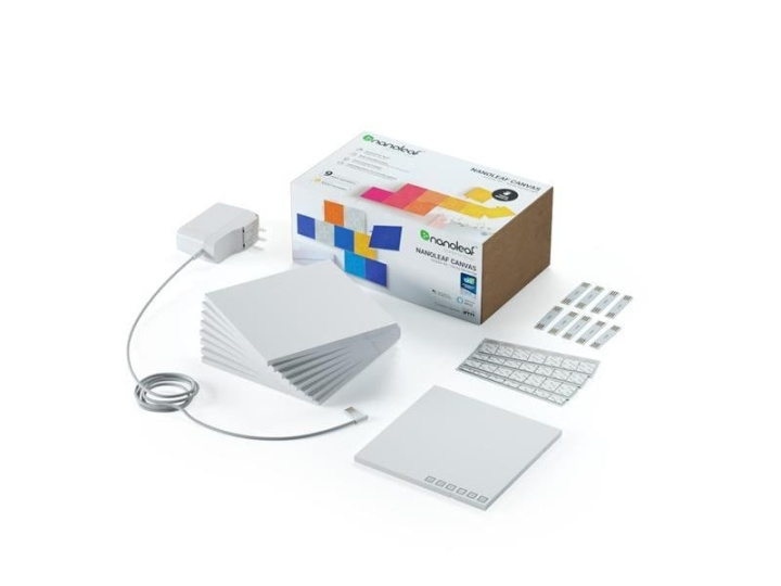 Nanoleaf Canvas startkit - 9 paneler i gruppen HEM, HUSHÅLL & TRÄDGÅRD / Smarta hem / Smarta hem-system hos TP E-commerce Nordic AB (C92549)