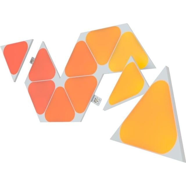 Nanoleaf Shapes - Trianglar Mini Expansion Pack - 10 paneler i gruppen HEM, HUSHÅLL & TRÄDGÅRD / Smarta hem / Smarta hem-system hos TP E-commerce Nordic AB (C92558)