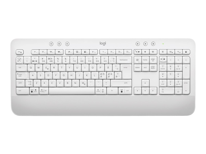 Logitech Signature K650 tangentbord ( Nordic ) - Off White i gruppen DATORER & KRINGUTRUSTNING / Möss & Tangentbord / Tangentbord / Trådlösa hos TP E-commerce Nordic AB (C92599)