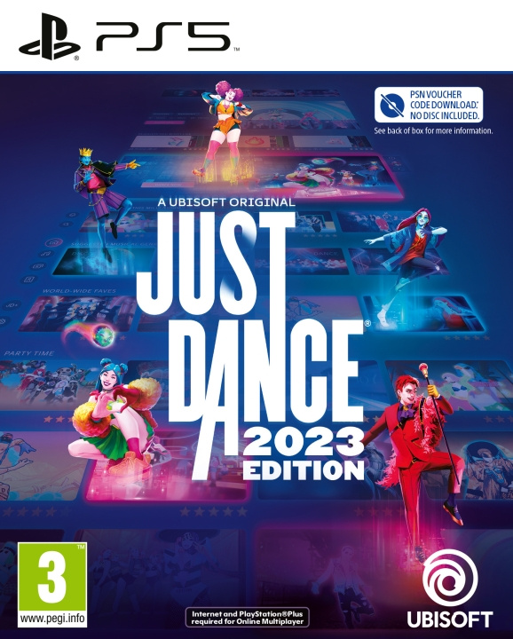 Ubisoft Just Dance 2023 Edition (kod i en låda) i gruppen HEMELEKTRONIK / Spelkonsoler & Tillbehör / Sony PlayStation 5 hos TP E-commerce Nordic AB (C92610)