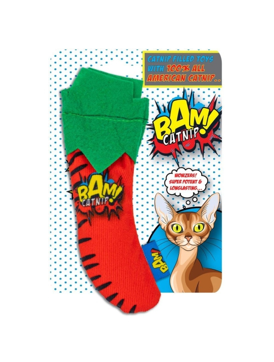 BAM! Toy with Catnip - 16 cm - Pepper - (503319002034) i gruppen HEM, HUSHÅLL & TRÄDGÅRD / Djurtillbehör / Katt hos TP E-commerce Nordic AB (C92645)