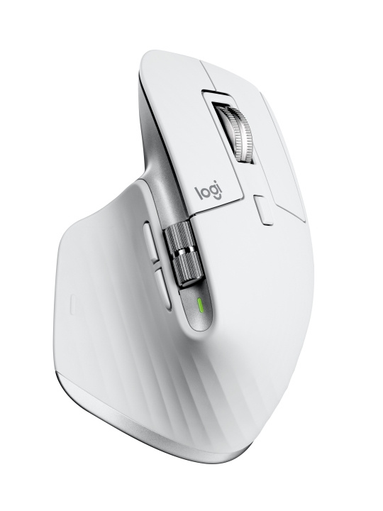 Logitech MX Master 3S för Mac Performance trådlös mus - PALE GREY i gruppen DATORER & KRINGUTRUSTNING / Möss & Tangentbord / Möss / Trådlösa hos TP E-commerce Nordic AB (C92652)