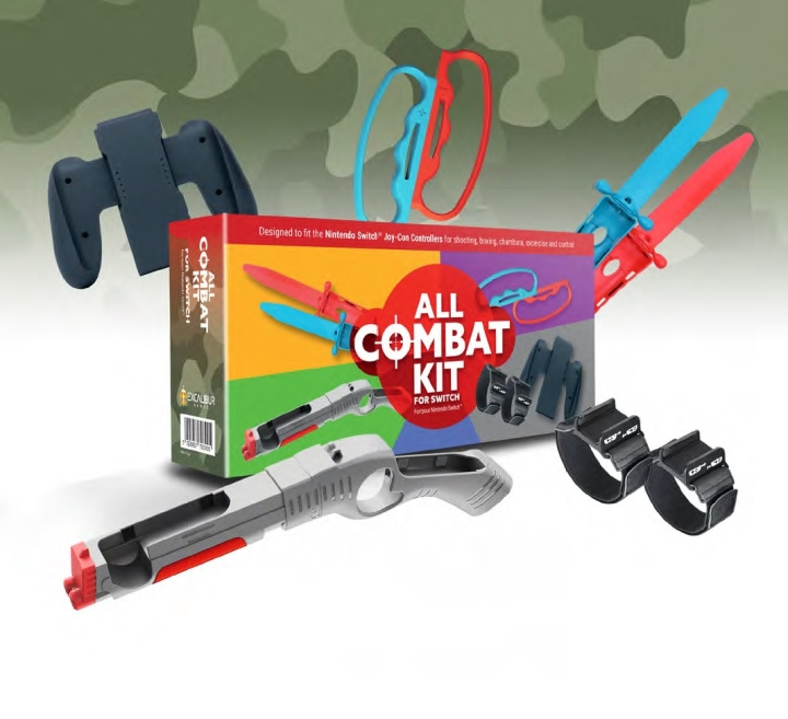 Maxx Tech All Combat Kit för Switch i gruppen HEMELEKTRONIK / Spelkonsoler & Tillbehör / Nintendo Switch / Tillbehör hos TP E-commerce Nordic AB (C92674)