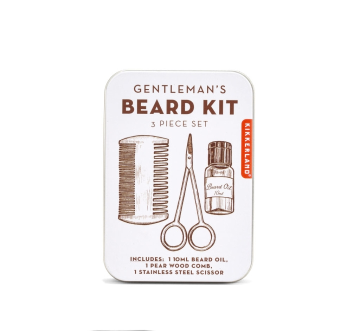 Kikkerland Gentlemans skägg-kit (CD144) i gruppen SKÖNHET & HÄLSA / Hår & Styling / Skäggvård / Övrig Skäggvård hos TP E-commerce Nordic AB (C92767)