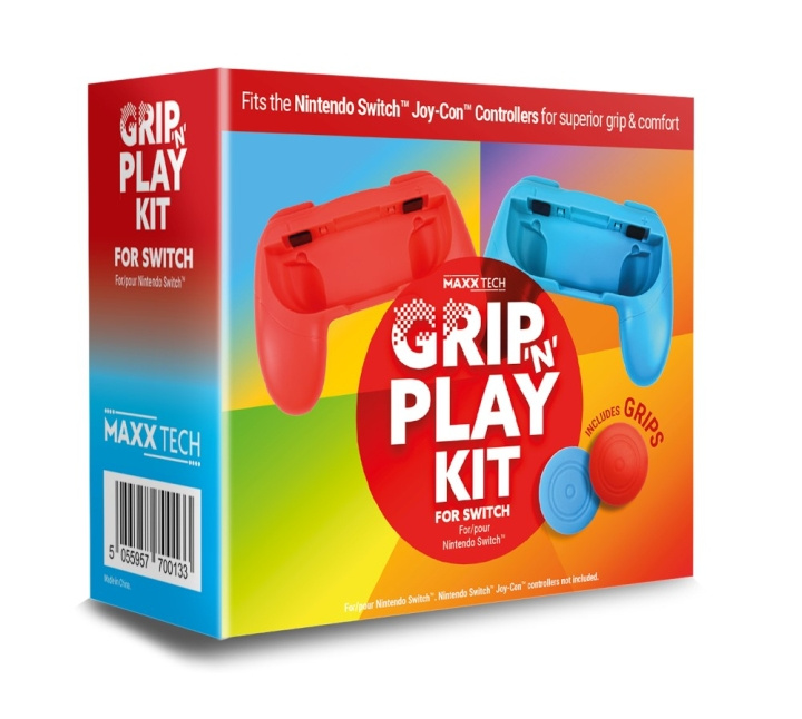 Maxx Tech Grip \'n\' Play Kit för Switch i gruppen HEMELEKTRONIK / Spelkonsoler & Tillbehör / Nintendo Switch / Tillbehör hos TP E-commerce Nordic AB (C92877)