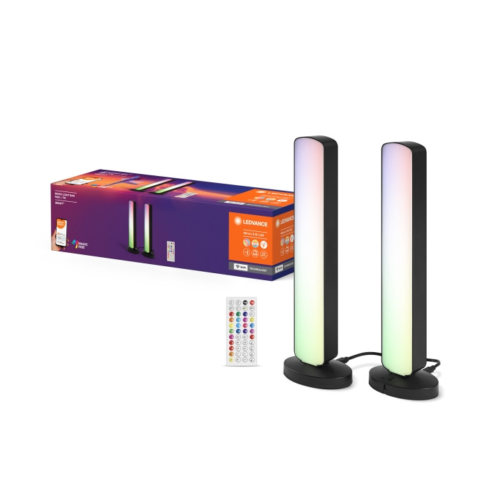 LEDVANCE SMART+ Mood Light Bar - 480lm, 8W, WiFi, RGB+827-865, Svart i gruppen HEM, HUSHÅLL & TRÄDGÅRD / Smarta hem / Smart belysning hos TP E-commerce Nordic AB (C93051)