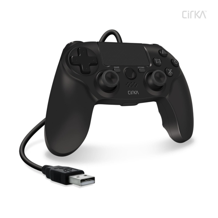 Hyperkin Nuforce trådbunden handkontroll för PS4/ PC/ Mac (svart) i gruppen HEMELEKTRONIK / Spelkonsoler & Tillbehör / Sony PlayStation 4 hos TP E-commerce Nordic AB (C93087)