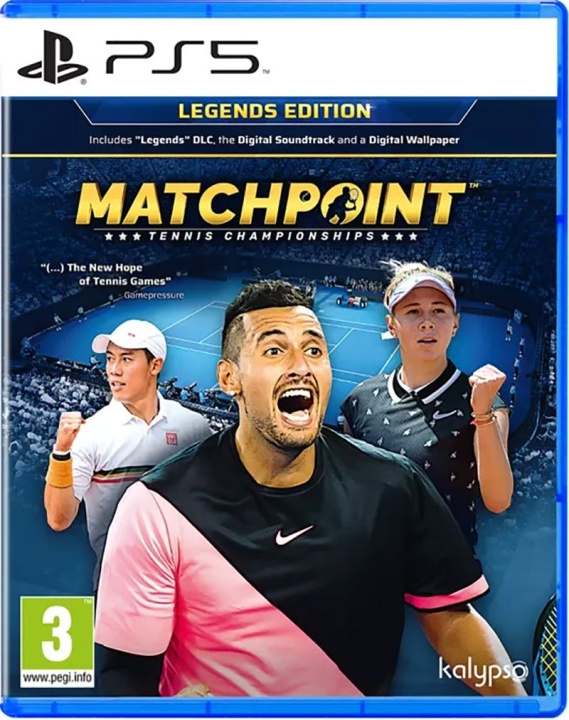 Kalypso Matchpoint: Tennis Championships (Legends Edition) i gruppen HEMELEKTRONIK / Spelkonsoler & Tillbehör / Sony PlayStation 5 / Spel hos TP E-commerce Nordic AB (C93155)