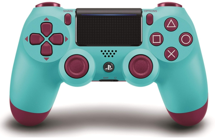 Sony Dualshock trådlös handkontroll PS4 - Berry Blue v2 - OEM i gruppen HEMELEKTRONIK / Spelkonsoler & Tillbehör / Sony PlayStation 4 hos TP E-commerce Nordic AB (C93174)