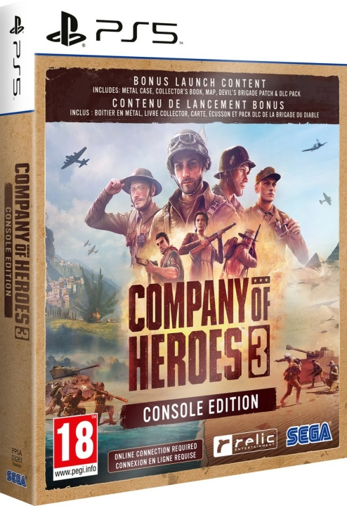 Sega Company of Heroes 3 (Steelbook Edition) i gruppen HEMELEKTRONIK / Spelkonsoler & Tillbehör / Sony PlayStation 5 hos TP E-commerce Nordic AB (C93180)