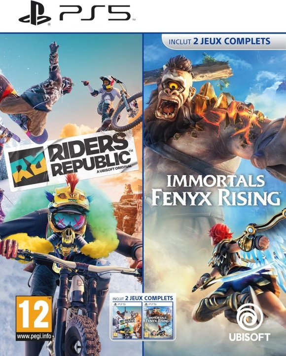 Ubisoft Riders Republic + Immortals Fenyx (FR/Multi in Game) i gruppen HEMELEKTRONIK / Spelkonsoler & Tillbehör / Sony PlayStation 5 / Spel hos TP E-commerce Nordic AB (C93270)