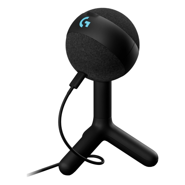 Logitech G - Yeti Orb RGB-spelmikrofon med LIGHTSYNC, svart i gruppen DATORER & KRINGUTRUSTNING / Datortillbehör / Mikrofoner hos TP E-commerce Nordic AB (C93272)