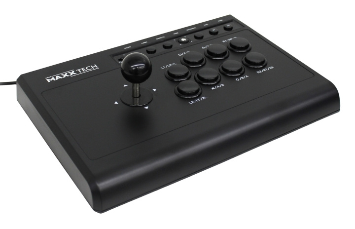 Maxx Tech Multiplattform Arcade Fight Stick i gruppen DATORER & KRINGUTRUSTNING / Gaming / Gaming-tillbehör hos TP E-commerce Nordic AB (C93275)