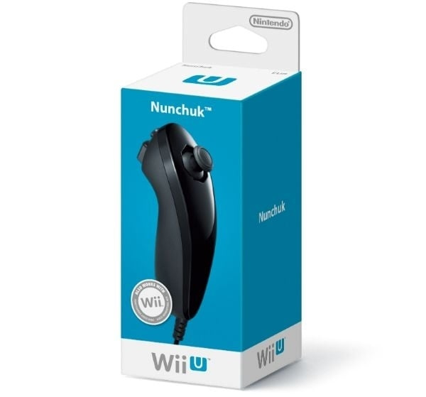 Nintendo Nunchuck Svart (Nintendo) i gruppen HEMELEKTRONIK / Spelkonsoler & Tillbehör / Nintendo Wii U hos TP E-commerce Nordic AB (C93286)