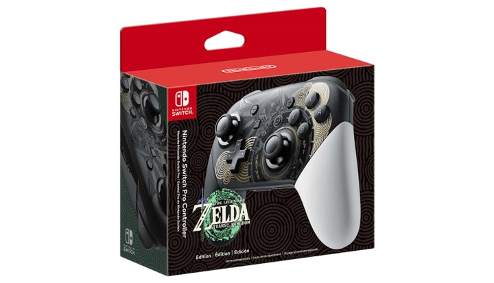 Nintendo Switch Pro Controller - Legend of Zelda: Tears of the Kingdom Edition i gruppen HEMELEKTRONIK / Spelkonsoler & Tillbehör / Nintendo Switch hos TP E-commerce Nordic AB (C93300)