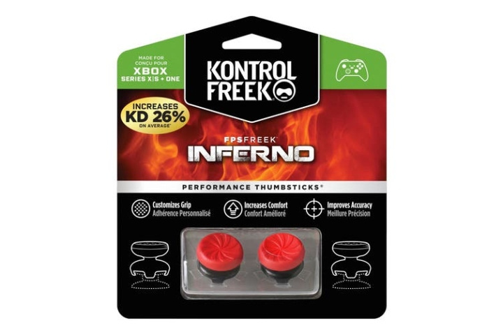 KontrolFreek FPS Freek Inferno - XBX/XB1 (4-polig) i gruppen HEMELEKTRONIK / Spelkonsoler & Tillbehör / Xbox Series X/S / Tillbehör hos TP E-commerce Nordic AB (C93308)