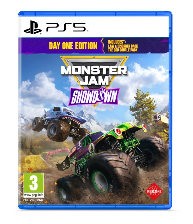 Milestone Monster Jam Showdown (Day 1 Edition) i gruppen HEMELEKTRONIK / Spelkonsoler & Tillbehör / Sony PlayStation 5 hos TP E-commerce Nordic AB (C93330)