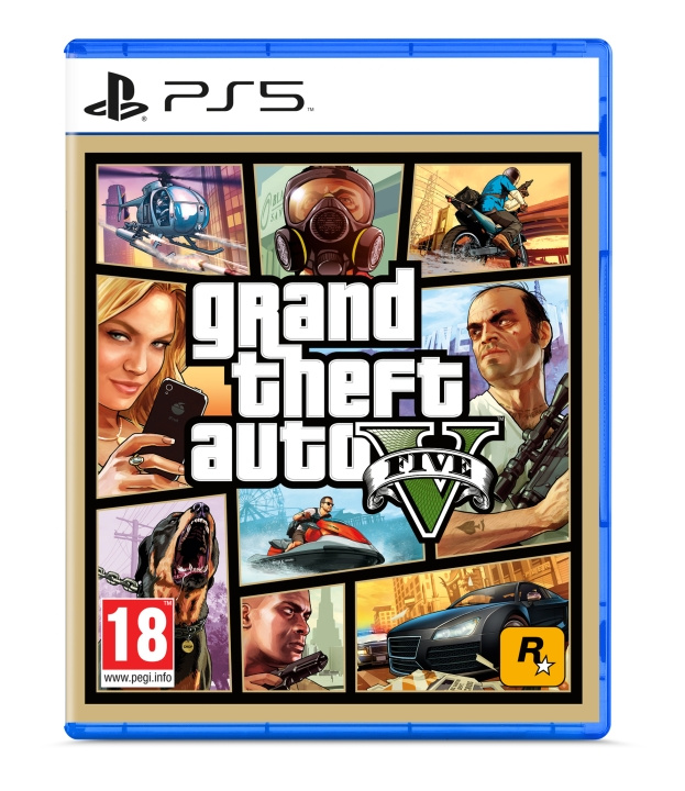 Rockstar Grand Theft Auto V (GTA 5) i gruppen HEMELEKTRONIK / Spelkonsoler & Tillbehör / Sony PlayStation 5 hos TP E-commerce Nordic AB (C93332)