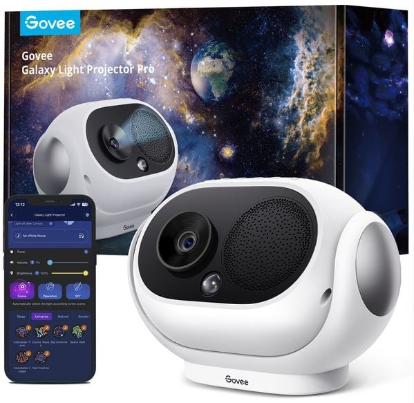 Govee Galaxy Stjärnprojektor i gruppen HEMELEKTRONIK / Ljud & Bild / Hemmabio, HiFi & Bärbart / Projektorer & Projektorfästen hos TP E-commerce Nordic AB (C93361)