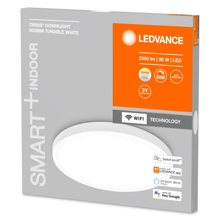 LEDVANCE Smart+ Downlight Utanpåliggande - vridbar vit 60cm - Wi-Fi i gruppen HEM, HUSHÅLL & TRÄDGÅRD / Smarta hem / Smart belysning hos TP E-commerce Nordic AB (C93364)