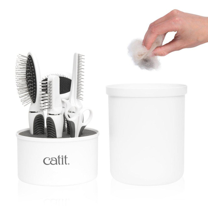 catit Grooming Kit för långhåriga katter - (730.0350) i gruppen HEM, HUSHÅLL & TRÄDGÅRD / Djurtillbehör / Katt hos TP E-commerce Nordic AB (C93373)