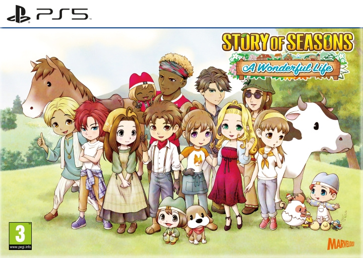 Marvelous Story of Seasons: A Wonderful Life (Limited Edition) i gruppen HEMELEKTRONIK / Spelkonsoler & Tillbehör / Sony PlayStation 5 hos TP E-commerce Nordic AB (C93401)