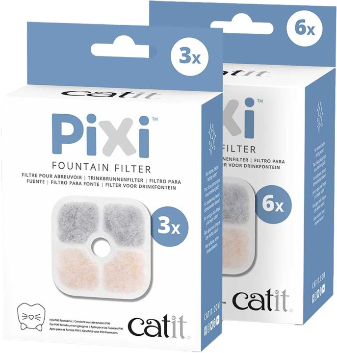 catit Kolfilter till Pixi 2,5L 3st - (785.0486) i gruppen HEM, HUSHÅLL & TRÄDGÅRD / Djurtillbehör / Katt hos TP E-commerce Nordic AB (C93429)