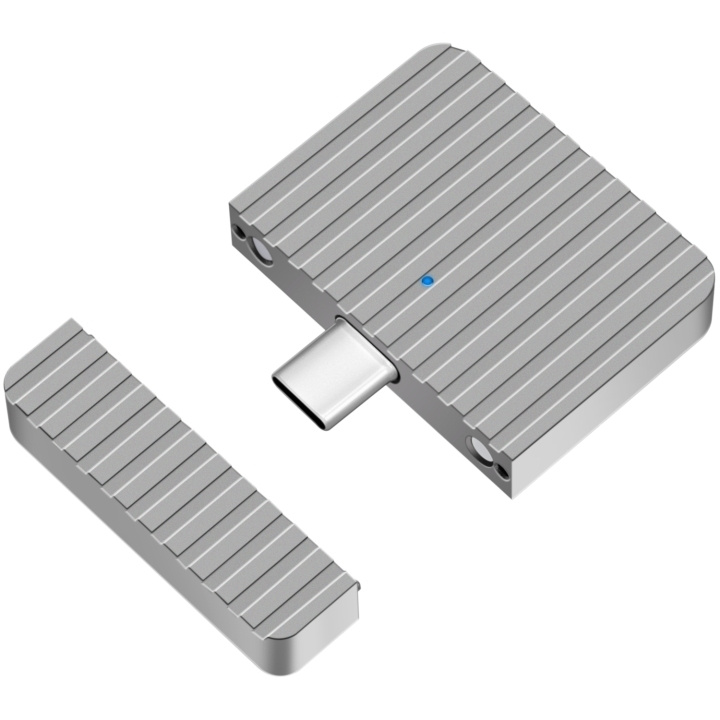 LogiLink Mini-kabinett för PCIe NVMe SSD USB-C Aluminium i gruppen DATORER & KRINGUTRUSTNING / Datortillbehör / Hårddisk-kabinetter / SSD hos TP E-commerce Nordic AB (C93482)