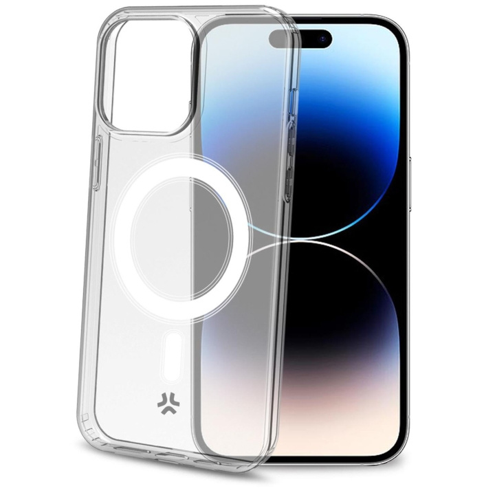 Celly Gelskinmag TPU Cover MagSafe-kompatibelt iPhone 15 Pro Transparent i gruppen SMARTPHONE & SURFPLATTOR / Mobilskydd / Apple / iPhone 15 hos TP E-commerce Nordic AB (C93492)