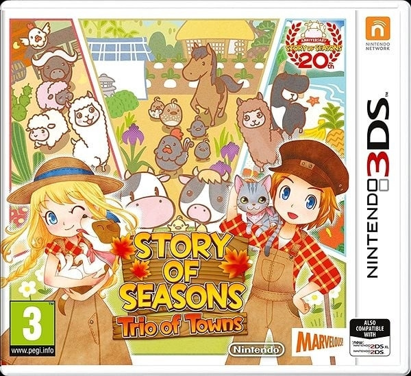 Nintendo Story of Seasons: Trio of Towns (3DS) i gruppen HEMELEKTRONIK / Spelkonsoler & Tillbehör / Nintendo 3DS hos TP E-commerce Nordic AB (C93560)