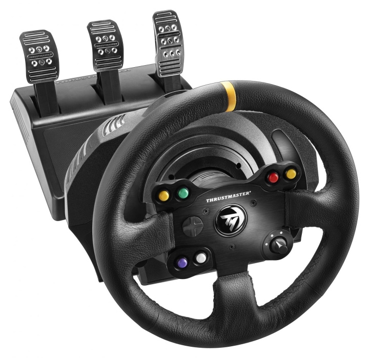 ThrustMaster TX Racing Wheel - läderutgåva i gruppen DATORER & KRINGUTRUSTNING / Gaming / Gaming-tillbehör hos TP E-commerce Nordic AB (C93565)