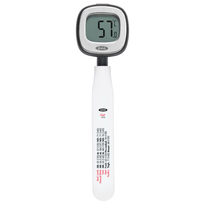 OXO Digital termometer med omedelbar avläsning - vit (X-11181400) i gruppen HEM, HUSHÅLL & TRÄDGÅRD / Köksredskap / Stektermometrar hos TP E-commerce Nordic AB (C93598)