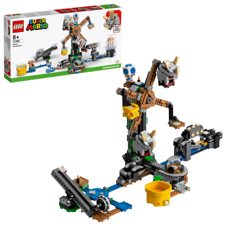 LEGO Super Mario - Reznor overturning expansion set (71390) i gruppen LEKSAKER, BARN- & BABYPRODUKTER / Leksaker / Byggleksaker / Lego hos TP E-commerce Nordic AB (C93672)