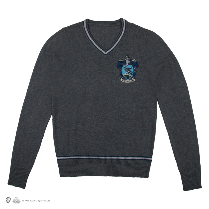 Harry Potter ravenclaw - Grå stickad tröja - X-Small i gruppen SPORT, FRITID & HOBBY / Accessoarer / T-shirts & Tröjor hos TP E-commerce Nordic AB (C93675)