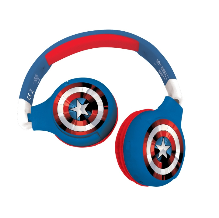 Lexibook Avengers - 2 i 1 Bluetooth hopfällbara hörlurar (HPBT010AV) i gruppen HEMELEKTRONIK / Ljud & Bild / Hörlurar & Tillbehör / Hörlurar hos TP E-commerce Nordic AB (C93726)