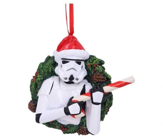 Nemesis Now Stormtrooper Wreath hängande prydnad i gruppen HEM, HUSHÅLL & TRÄDGÅRD / Inredning / Julpynt hos TP E-commerce Nordic AB (C93732)