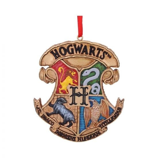 Nemesis Now Harry Potter Hogwarts Crest Hängande Prydnad 8cm i gruppen HEM, HUSHÅLL & TRÄDGÅRD / Inredning / Julpynt hos TP E-commerce Nordic AB (C93734)