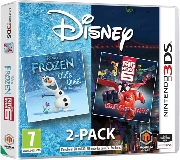 Maximum Games Disney Frozen Big Hero 6 Double pack (3DS) i gruppen HEMELEKTRONIK / Spelkonsoler & Tillbehör / Nintendo 3DS hos TP E-commerce Nordic AB (C93841)