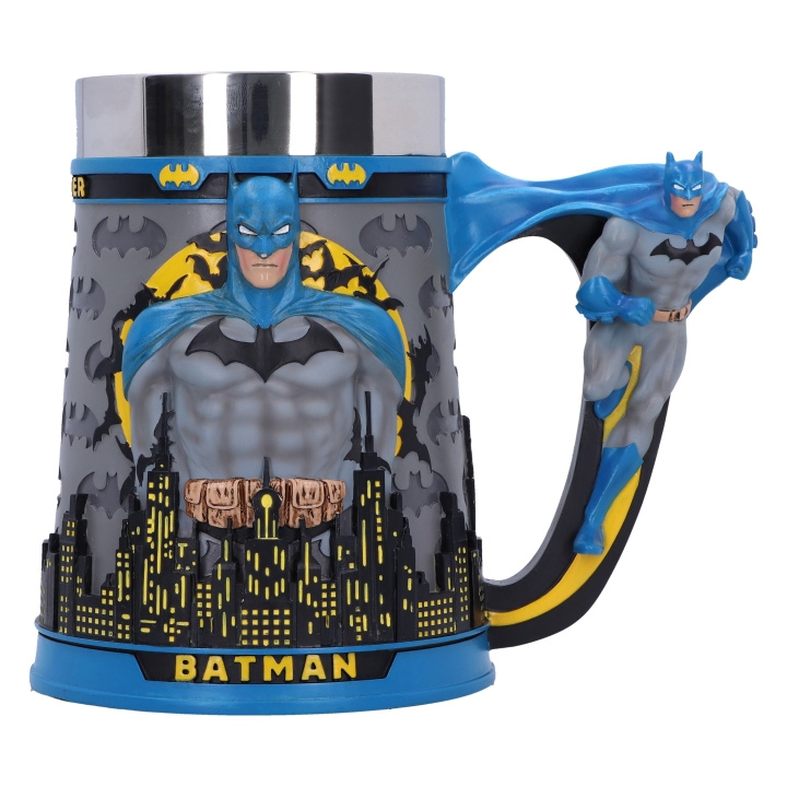 Nemesis Now Batman The Caped Crusader Tankard 15,5 cm i gruppen SPORT, FRITID & HOBBY / Roliga prylar / Samlarobjekt hos TP E-commerce Nordic AB (C93876)