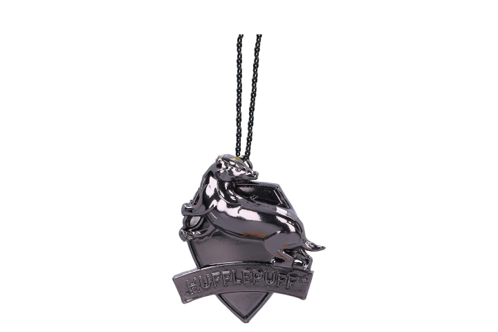 Nemesis Now Harry Potter Hufflepuff Crest (Silver) hängande prydnad 6cm i gruppen HEM, HUSHÅLL & TRÄDGÅRD / Inredning / Julpynt hos TP E-commerce Nordic AB (C93894)