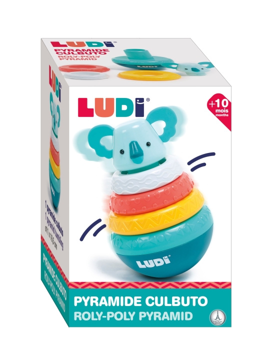 LUDI Tumbler - Koala - LU30121 i gruppen LEKSAKER, BARN- & BABYPRODUKTER / Babyleksaker / Aktivitetsleksaker hos TP E-commerce Nordic AB (C93972)