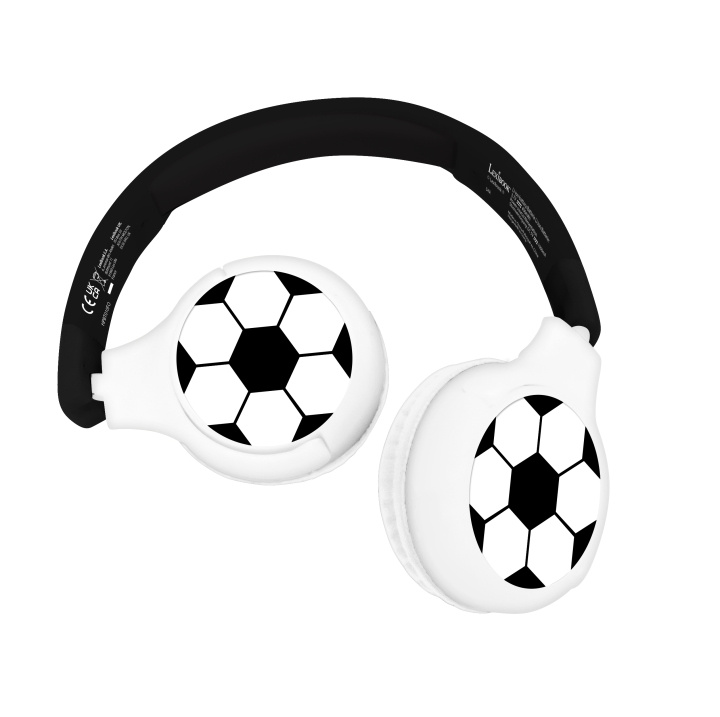 Lexibook Football - 2 i 1 Bluetooth® hopfällbara hörlurar (HPBT010FO) i gruppen HEMELEKTRONIK / Ljud & Bild / Hörlurar & Tillbehör / Hörlurar hos TP E-commerce Nordic AB (C93989)