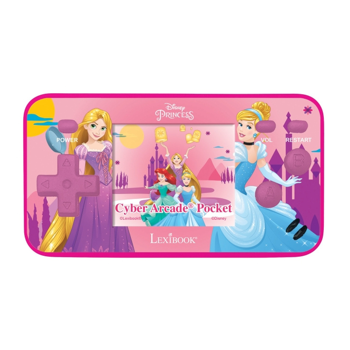 Lexibook Disney Princess - Handhållen spelkonsol Cyber Arcade® Pocket (JL1895DP) i gruppen LEKSAKER, BARN- & BABYPRODUKTER / Leksaker / Elektronik & Media / Interaktiva leksaker hos TP E-commerce Nordic AB (C94007)