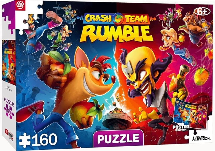 Good Loot Barn och ungdomar: Crash Rumble Hjältar Pussel - 160 i gruppen SPORT, FRITID & HOBBY / Hobby / Pussel hos TP E-commerce Nordic AB (C94073)