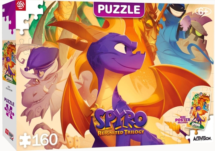 Good Loot Barn: Spyro Reignited Trilogy Hjältar Pussel - 160 i gruppen SPORT, FRITID & HOBBY / Hobby / Pussel hos TP E-commerce Nordic AB (C94074)