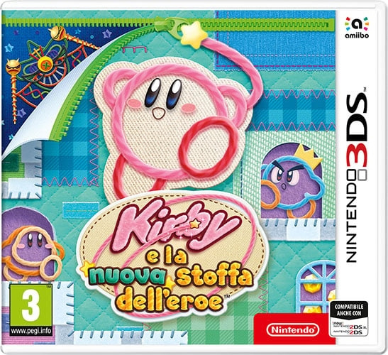 Nintendo Kirby And The New Cloth Of The Nintendo 3DS Hero (ITA) (Engelska i spelet) i gruppen HEMELEKTRONIK / Spelkonsoler & Tillbehör / Nintendo 3DS hos TP E-commerce Nordic AB (C94075)