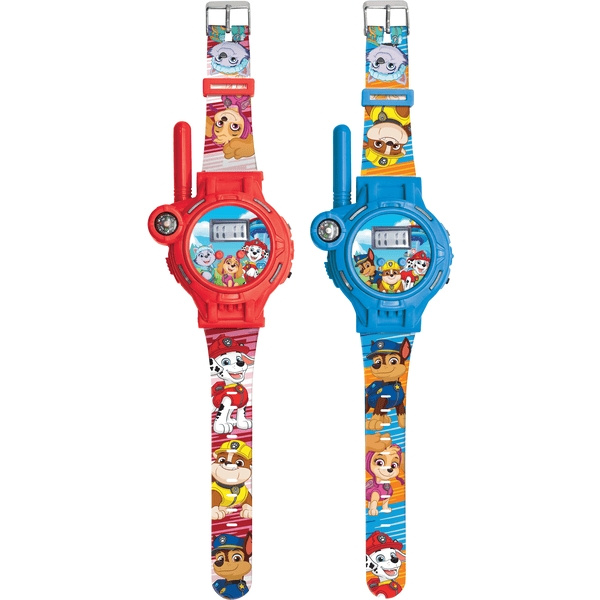 Lexibook Paw Patrol Walkie Talkie 2-i-1-klocka (200 m) (DMWTW1PA) i gruppen LEKSAKER, BARN- & BABYPRODUKTER / Leksaker / Elektronik & Media / Övrig Elektronik & Media hos TP E-commerce Nordic AB (C94166)