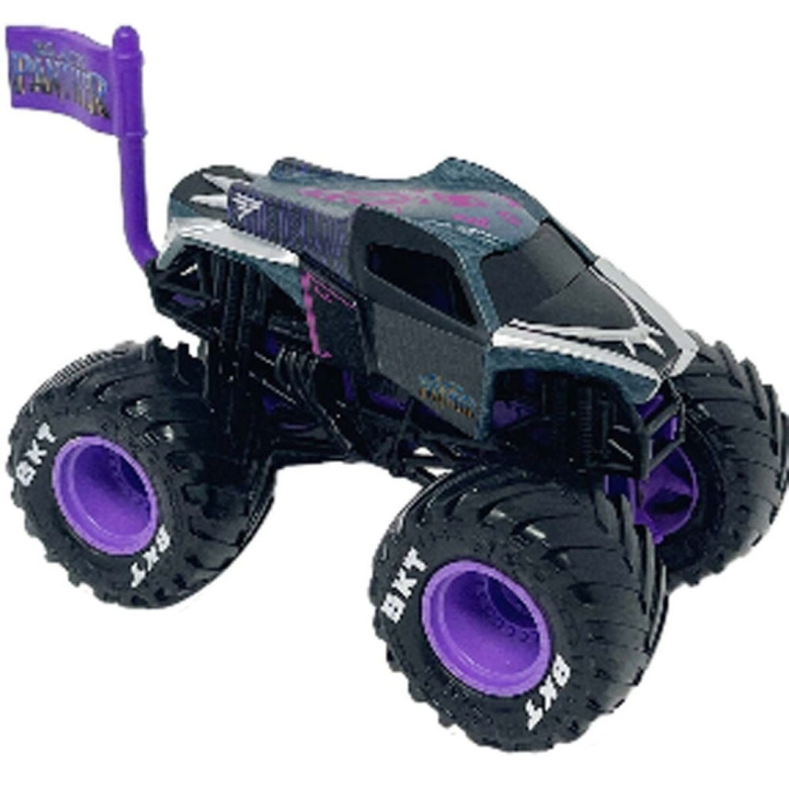 Monster Jam 1:64 Marvel singel - Black Panther (6071335) i gruppen LEKSAKER, BARN- & BABYPRODUKTER / Leksaker / Leksaksbilar & andra fordon hos TP E-commerce Nordic AB (C94212)